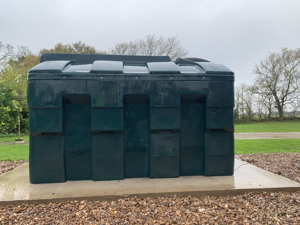 Oil tank installation in Lincolnshire